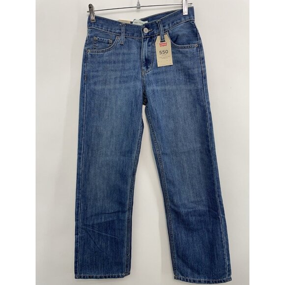 Levi's Other - Levi’s 550 Jeans Relaxed Tapered Leg Denim Kids Youth 14R 27x27